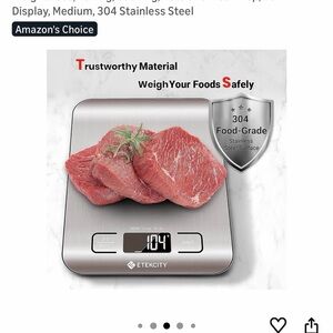 Etekcity Stainless Steel Kitchen Scale